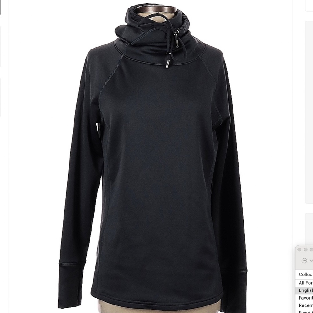 Dark Gray Athleta Pullover Sweatshirt Sz Small